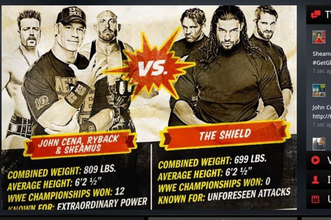 WWE app screenshot