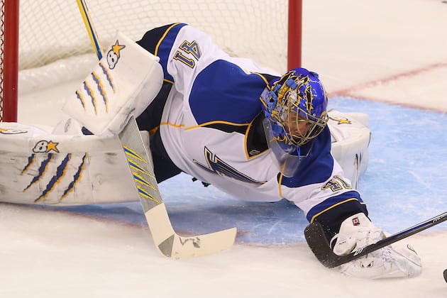 Jaroslav Halak Re-Injures Groin in Warmups