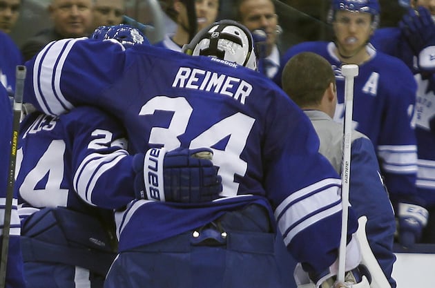 Leafs Pummel Flyers but Lose James Reimer to Injury