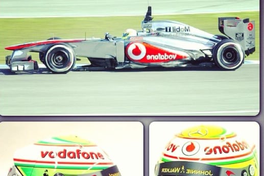 Instagram: Sergio Perez's 2013 McLaren Kit