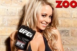 Carly Baker, UFC's New Ring Girl, Featured in 'ZOO' Magazine the Lingerie Issue