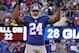 EAST RUTHERFORD, NJ - DECEMBER 05: Terrell Thomas #24 of the New York Giants fires up the crowd against the Washington Redskins on December 5, 2010 at the New Meadowlands Stadium in East Rutherford, New Jersey. The Giants defeated the Redskins 31-7. (Photo by Jim McIsaac/Getty Images)