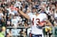 OAKLAND, CA - NOVEMBER 27: Johnny Knox #13 of the Chicago Bears celebrates after scoring on a twenty nine yard touchdown pass against the Oakland Raiders at O.co Coliseum on November 27, 2011 in Oakland, California. (Photo by Thearon W. Henderson/Getty Images)