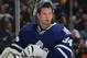 TORONTO, CANADA - FEBRUARY 4: James Reimer #34 of the Toronto Maple Leafs takes a breather in a game against the Carolina Hurricanes on February 4, 2013 at the Air Canada Centre in Toronto, Canada. The Hurricanes defeated the Leafs 4-1. (Photo by Claus Andersen/Getty Images)