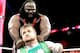 After laying waste to The Great Khali Monday, Mark Henry makes Hornswoggle the latest inductee into his 'Hall of Pain.' (WWE.com photo)