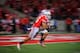 COLUMBUS, OH - OCTOBER 6: Devin Smith #15 of the Ohio State Buckeyes returns the opening kickoff against the Nebraska Cornhuskers at Ohio Stadium on October 6, 2012 in Columbus, Ohio. (Photo by Jamie Sabau/Getty Images)