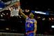 November 20, 2012; New Orleans, LA, USA; New York Knicks shooting guard James White (4) dunks against the New Orleans Hornets during the fourth quarter of a game at the New Orleans Arena. The Knicks defeated the Hornets 102-80. Mandatory Credit: Derick E. Hingle-USA TODAY Sports