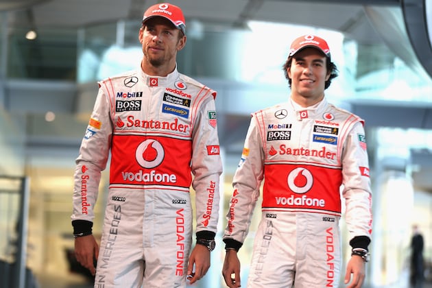 I'm 'very Lucky' to Be Working with Jenson Button, Says Sergio Perez