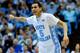 CHAPEL HILL, NC - JANUARY 10: Marcus Paige #5 of the North Carolina Tar Heels sets the defense against the Miami Hurricanes during play at Dean Smith Center on January 10, 2013 in Chapel Hill, North Carolina. Miami won 68-59. (Photo by Grant Halverson/Getty Images)