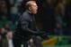 GLASGOW, SCOTLAND - FEBRUARY 12: Celtic Manager Neil Lennon shouts to his players during the UEFA Champions League Round of 16 first leg match between Celtic and Juventus at Celtic Park Stadium on February 12, 2013 in Glasgow, Scotland. (Photo by Jeff J Mitchell/Getty Images)
