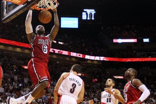 LeBron James Sets Record in Miami Heat's Win over Trail Blazers