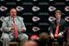 KANSAS CITY, MO - JANUARY 07: Andy Reid sits with Kansas City Chiefs owner Clark Hunt during a press conference introducing Reid as the Kansas City Chiefs new head coach on January 7, 2013 in Kansas City, Missouri. (Photo by Jamie Squire/Getty Images)
