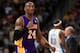 DENVER, CO - DECEMBER 26: Kobe Bryant #24 of the Los Angeles Lakers looks on during a break in the action against the Denver Nuggets at Pepsi Center on December 26, 2012 in Denver, Colorado. The Nuggets defeated the Lakers 126-114. NOTE TO USER: User expressly acknowledges and agrees that, by downloading and or using this photograph, User is consenting to the terms and conditions of the Getty Images License Agreement. (Photo by Doug Pensinger/Getty Images)