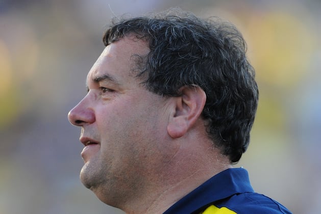 MSU Coach Tom Izzo 'Glad' Brady Hoke Sat Courtside
