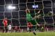 MADRID, SPAIN - FEBRUARY 13: David De Gea of Manchester United makes a save with his foot during the UEFA Champions League Round of 16 first leg match between Real Madrid and Manchester United at Estadio Santiago Bernabeu on February 13, 2013 in Madrid, Spain. (Photo by Mike Hewitt/Getty Images)