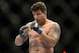May 26, 2012; Las Vegas, NV, USA; Frank Mir prepares to fight against Junior Dos Santos (not pictured) during the UFC 146 at the MGM Grand Garden event center. Mandatory Credit: Ron Chenoy-USA TODAY Sports