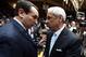 DURHAM, NC - FEBRUARY 13: (L-R) Head coach Mike Krzyzewski of the Duke Blue Devils shakes hands with head coach Roy Williams of the North Carolina Tar Heels before their game at Cameron Indoor Stadium on February 13, 2013 in Durham, North Carolina. (Photo by Streeter Lecka/Getty Images)