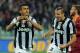 TURIN, ITALY - SEPTEMBER 29: Arturo Vidal (L) of Juventus FC celebrates scoring their second goal during the Serie A match between Juventus FC and AS Roma at Juventus Arena on September 29, 2012 in Turin, Italy. (Photo by Valerio Pennicino/Getty Images)