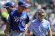CHICAGO, IL - MAY 13: Danny Duffy #23 of the Kansas City Royals leaves the game against the Chicago White Sox in the first inning with an injury on May 13, 2012 at U.S. Cellular Field in Chicago, Illinois. (Photo by David Banks/Getty Images)