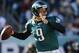 PHILADELPHIA, PA - DECEMBER 23: Nick Foles #9 of the Philadelphia Eagles throws a pass during the first half against the Washington Redskins at Lincoln Financial Field on December 23, 2012 in Philadelphia, Pennsylvania. (Photo by Patrick McDermott/Getty Images)