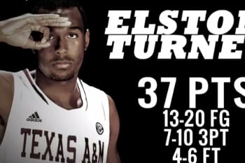 A&M Immortalizes Elston Turner's 37-Point Night with Harlem Shake Video