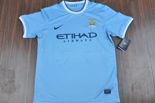 Nike's Manchester City Home Shirt for the 2013-14 Season