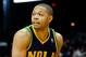 Feb 8, 2013; Atlanta, GA, USA; New Orleans Hornets shooting guard Eric Gordon (10) in action against the Atlanta Hawks during the fourth quarter at Philips Arena. Mandatory Credit: Kevin Liles-USA TODAY Sports