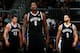 ATLANTA, GA - JANUARY 16: Andray Blatche #0 of the Brooklyn Nets walks down the court after turning the ball over to the Atlanta Hawks at Philips Arena on January 16, 2013 in Atlanta, Georgia. NOTE TO USER: User expressly acknowledges and agrees that, by downloading and or using this photograph, User is consenting to the terms and conditions of the Getty Images License Agreement. (Photo by Kevin C. Cox/Getty Images)