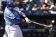 KANSAS CITY, MO - SEPTEMBER 23: Billy Butler #16 of the Kansas City Royals swings at a pitch in the fourth inning against the Cleveland Indians on September 23, 2012 at Kauffman Stadium in Kansas City, Missouri. (Photo by Kyle Rivas/Getty Images)
