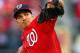 ST LOUIS, MO - OCTOBER 08: Christian Garcia #56 of the Washington Nationals pitches in the fourth inning against the St. Louis Cardinals during Game Two of the National League Division Series at Busch Stadium on October 8, 2012 in St Louis, Missouri. (Photo by Dilip Vishwanat/Getty Images)