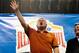 SAN ANTONIO, TX - DECEMBER 29: Mack Brown, head coach of the University of Texas Longhorns speaks to the crowd follwing a victory over the Oregon State Beavers in the Valero Alamo Bowl at the Alamodome on December 29, 2012 in San Antonio, Texas. Texas won the game 31-27. (Photo by Stacy Revere/Getty Images)