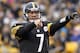 PITTSBURGH, PA - DECEMBER 30: Ben Roethlisberger #7 of the Pittsburgh Steelers directs the offense against the Cleveland Browns during the game on December 30, 2012 at Heinz Field in Pittsburgh, Pennsylvania. The Steelers defeated the Browns 24-10. (Photo by Justin K. Aller/Getty Images)