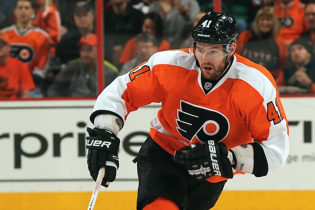 Injured Meszaros Returns to Practice with Flyers