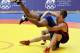 SYDNEY, AUSTRALIA - JANUARY 20: Jonathan Silva of Brazil (blue) competes against Chance Sullivan of New Zealand during the Freestyle 76 kg Wrestling event in the Sports Halls at Sydney Olympic Park Sports Centre on January 20, 2013 in Sydney, Australia. (Photo by Craig Golding/Getty Images)