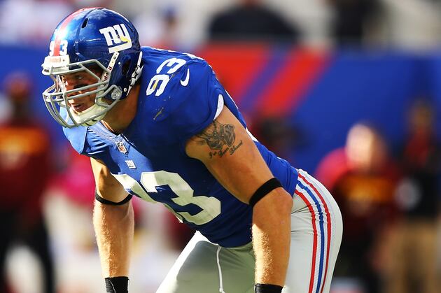 Giants Trying to Re-Sign Chase Blackburn Before Free Agency