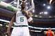 BOSTON, MA - FEBRUARY 13: Kevin Garnett #5 of the Boston Celtics reacts following a foul against the Chicago Bulls during the game on February 13, 2013 at TD Garden in Boston, Massachusetts. NOTE TO USER: User expressly acknowledges and agrees that, by downloading and or using this photograph, User is consenting to the terms and conditions of the Getty Images License Agreement. (Photo by Jared Wickerham/Getty Images)