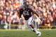 Nov 17, 2012; College Station, TX, USA; Texas A&M Aggies defensive lineman Damontre Moore (94) rushes against the Sam Houston State Bearkats during the first half at Kyle Field. Texas A&M won 47-28. Mandatory Credit: Thomas Campbell-USA TODAY Sports