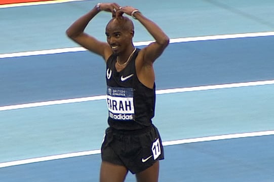 Farah Wins 3,000M on 2013 Debut