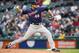 CLEVELAND, OH - JUNE 1: Starter Carl Pavano #48 of the Minnesota Twins pitches during the first inning against the Cleveland Indians at Progressive Field on June 1, 2012 in Cleveland, Ohio. (Photo by Jason Miller/Getty Images)