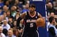 Feb 11, 2013; Dallas, TX, USA; Atlanta Hawks forward Josh Smith (5) drives against the Dallas Mavericks at the American Airlines Center. The Hawks beat the Mavs 105-101. Mandatory Credit: Matthew Emmons-USA TODAY Sports