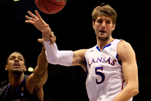 Withey Sets Blocks Mark as Kansas Rips Texas