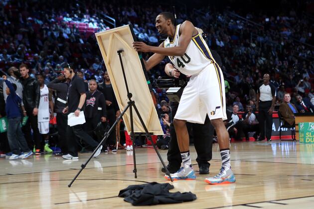 Jeremy Evans Spent 2 Weeks Painting His Slam Dunk 'Masterpiece' | Bleacher Report