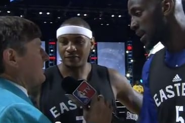 Carmelo Anthony, Kevin Garnett Team Up on Craig Sager