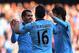 MANCHESTER, ENGLAND - FEBRUARY 17: Carlos Tevez (L) of Manchester City celebrates with his team-mates after scoring his team's third game during the FA Cup with Budweiser Fifth Round match between Manchester City and Leeds United at the Etihad Stadium on February 17, 2013 in Manchester, England. (Photo by Alex Livesey/Getty Images)