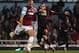 John Carew in action for West Ham.