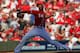 CINCINNATI, OH - OCTOBER 11: Aroldis Chapman #54 of the Cincinnati Reds pitches against the San Francisco Giants in Game Five of the National League Division Series at the Great American Ball Park on October 11, 2012 in Cincinnati, Ohio. The Giants defeated the Reds 6-4. (Photo by Jonathan Daniel/Getty Images)