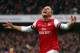 LONDON, ENGLAND - NOVEMBER 10: Lukas Podolski of Arsenal celebrates his goal during the Barclays Premier League match between Arsenal and Fulham at Emirates Stadium on November 10, 2012 in London, England. (Photo by Clive Rose/Getty Images,)