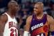 Jordan and Barkley as friendly rivals during their playing days.