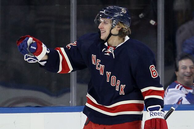 Rangers' Hagelin Finds Offensive Groove