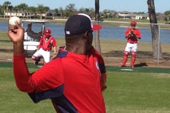 Soriano Impresses in First Bullpen Session with Nats